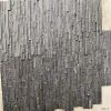 black natural stone veneer wall stone panel for garden decoration