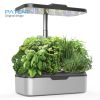 Nuevosun Hydroponics Growing System 12 Pods Indoor Herb Garden Plant Germination Kit with LED Grow Light, Pump, Auto-Timer Smart Garden, Height Up to 23.6", Gardening Gift for All Grower