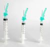 Wholesale Disposable CE Luer Lock Safety Vaccination Syringe with Safety Needle