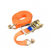 Custom Color 1.5" 50Mm 5000Kgs aluminum handle Ratchet Tie Down Straps With Double J Hook