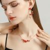 ORIGINAL DESIGN BEGONIA FLOWER COLLARBONE NECKLACE