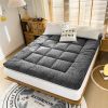 Lamb down mattress cushion home winter thickened student dormitory single sponge warm tatami winter cushion