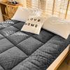 Lamb down mattress cushion home winter thickened student dormitory single sponge warm tatami winter cushion