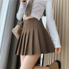 pleated skirt high waist skirt