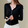 Women's new short ice silk summer anti-ultraviolet breathable short cycling sunscreen shirt cardigan thin coat