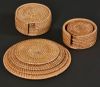 rattan storage basket ...