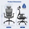 Hot Sale Effective Ergonomic Office Chair High Back Mesh Revolving Chair Adjustable Swivel Office Chair office Furniture