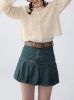 Knit cardigan women thin halter dress with smock summer sun cape small vest hollowed out coat