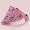 Colorful Nylon Adjustable Pet Bandana Pet Triangle Drool Towel Dog Cat Bib