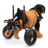 Dog supplies pet two wheeled scooter rehabilitation walking assistance vehicle puppy disability vehicle,