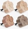 Aroma Wood Essential Oil Diffuser 4 Packs Minimalistic Decor Car Air Freshener Flower Diffuser Car Diffusers Wood Oil Wood Diffuser with Aromatherapy Car Diffuser Clip for Car Office Bedroom