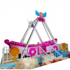 Playground Rides Outdoor Amusement Park Kiddie Pirate Ship With Trailer