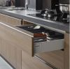 Custom Modern High Gloss Slim Tall Uni Design Upper Corner Narrow White Shaker Carved Solid Dark Wood Rta Lacquer Modular/MDF/PVC/Melamine Kitchen Cabinet