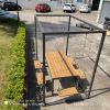 LH3095 durable outdoor swing chair hanging chair with table