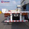 High capacity Container Transport Flat Bed Trailer 3 axle Flatbed Semi Trailer for sale