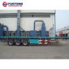 China 3 Axles 20ft 40ft Heavy Duty Shipping Container Transportation Flatbed Frame Flat Bed Semi Trailers cheap for sale