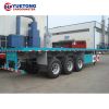 China 3 Axles 20ft 40ft Heavy Duty Shipping Container Transportation Flatbed Frame Flat Bed Semi Trailers cheap for sale