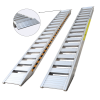 DXP aluminum ramps for loading forklift pickup