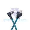 m12 to rj45 cable GigE with screw lock connectors 8pin