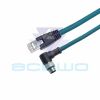 m12 cable assembly to rj45 network cable with two screws