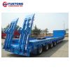 Good Quality Different Utility Low Boy Gooseneck Semi Truck Air Suspension 80 Tons Loader Low Bed Semi Trailer