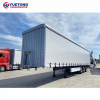  3 axles  High quality factory direct sales air suspension side curtain Van Box Semi-trailer