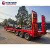 Mechanical or hydraulic ladder Yuetong Brand 80T 3axle low bed semi trailer low bed Low bed loader trucks semi trailer