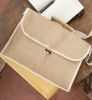 Natural Jute Laptop Bag - Stylish Work and Travel Companion