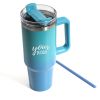 30 oz. Vacuum Insulated Tumbler With Handle And Straw