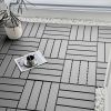 300*300 DIY interlocking plastic deck tiles for patio