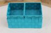 Factory wholesale PP material small size set of 3 storage basket for home storage and organize
