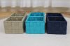 Factory wholesale PP material small size set of 3 storage basket for home storage and organize