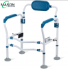 Toilet Safety Rail Grab Bars Adjustable and Support Frame for Toilet Seat