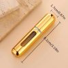 travel 5ml portable mini refillable perfume atomizer bottle with metal sprayer cap