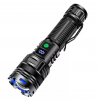 Super Bright COB P70.2 5000lm Battery Led Flashlight Display 5 Lighting Modes For Adventure, Hiking, Camping, Hunting