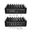 Solid Intel N100 Firewall Appliance 4x 2.5G LAN i226-V Fanless Mini PC N5105 N6000 J4125 NVMe Mini Computer pfSense Proxmox Host