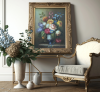 Vintage Floral Hand Pa...