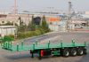 container carrier flatbed trailer