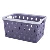 Cheap factory price Plastic Storage Basket With Two Handles Portable  Container Storage