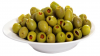   pickled stuffed green olive