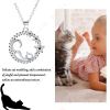 DaDa original design silver cute lazy cat women's necklace female personalized necklace for mother gift