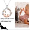 DaDa Elegant Fashion Accessories Animal Cat Necklace Star Pendant Pendant Jewelry Valentine's Day Necklace Gift