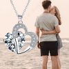 DaDa Fashion Elegant Women's Pendant Necklace Heart Shaped Clavicle Necklace Pendant Custom Fashion Jewelry Valentine's Day Gift