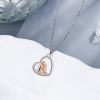 DaDa Hot Selling Necklace Rose Gold Necklace Couple Necklace Embracing Each Other