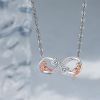 DaDa Hot Selling Infinity Symbol Necklace Good Sister Girlfriend Necklace Fashion and Generous Jewelry