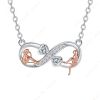 DaDa Hot Selling Infinity Symbol Necklace Good Sister Girlfriend Necklace Fashion and Generous Jewelry