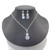 DaDa  Fashion Hot Sale Wedding Dresses, Photo Studio Props, Popular Jewelry, Bridal Zircon Necklace Earrings Set