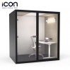 Acoustic Sound Booth Movable Small Private Two Person Office Meeting Multi-Person Office Pod