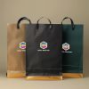 Luxury Custom-Printed Paper Shopping Bags