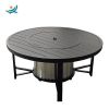 Aluminium round tables...